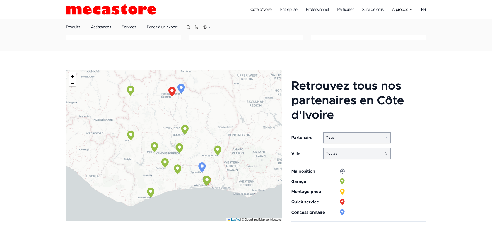 Voir l'image en grand Mecastore — Plateforme Automobile Tout-en-Un pour la Côte d'Ivoire