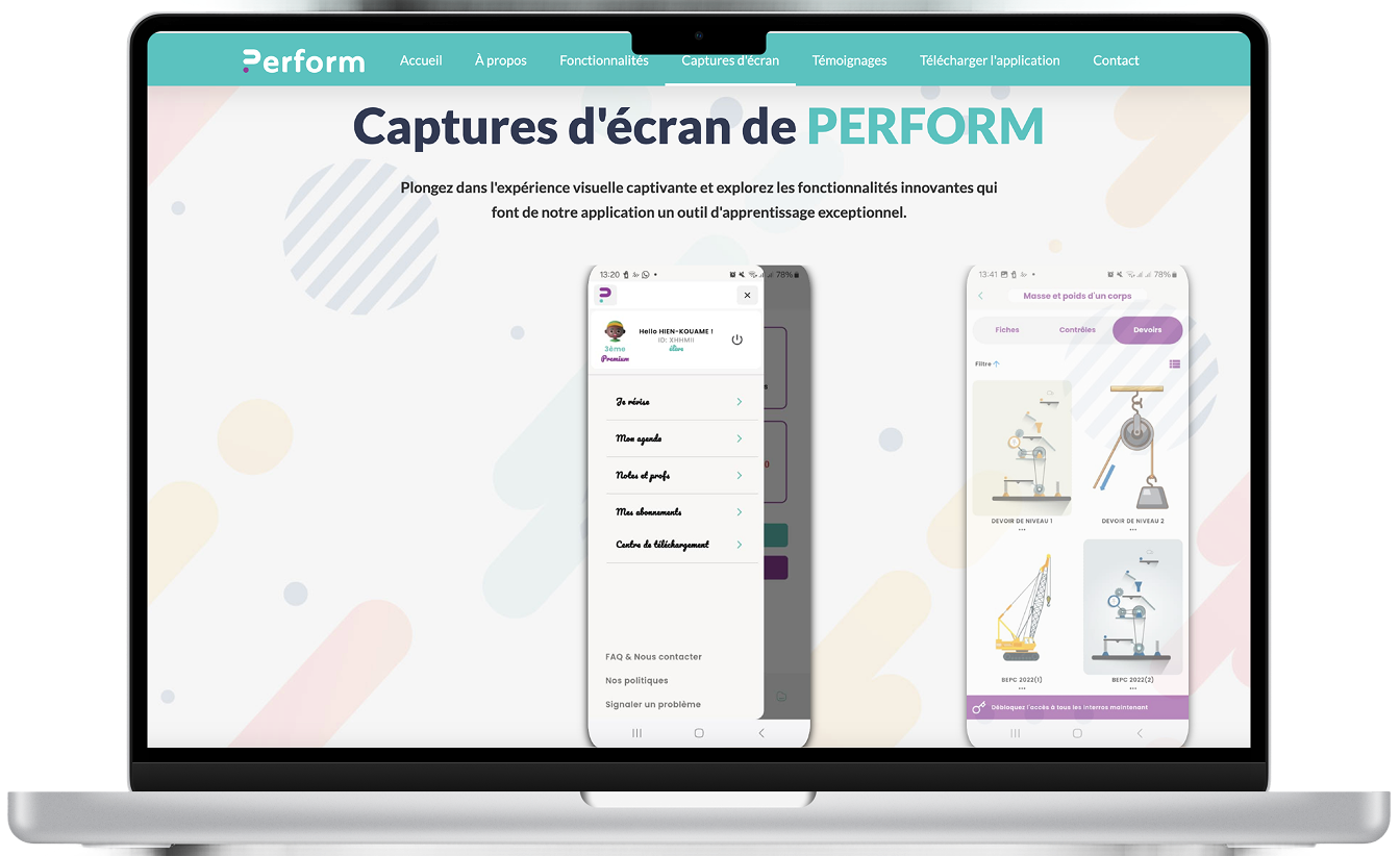 Perform — Plateforme Éducative Numérique