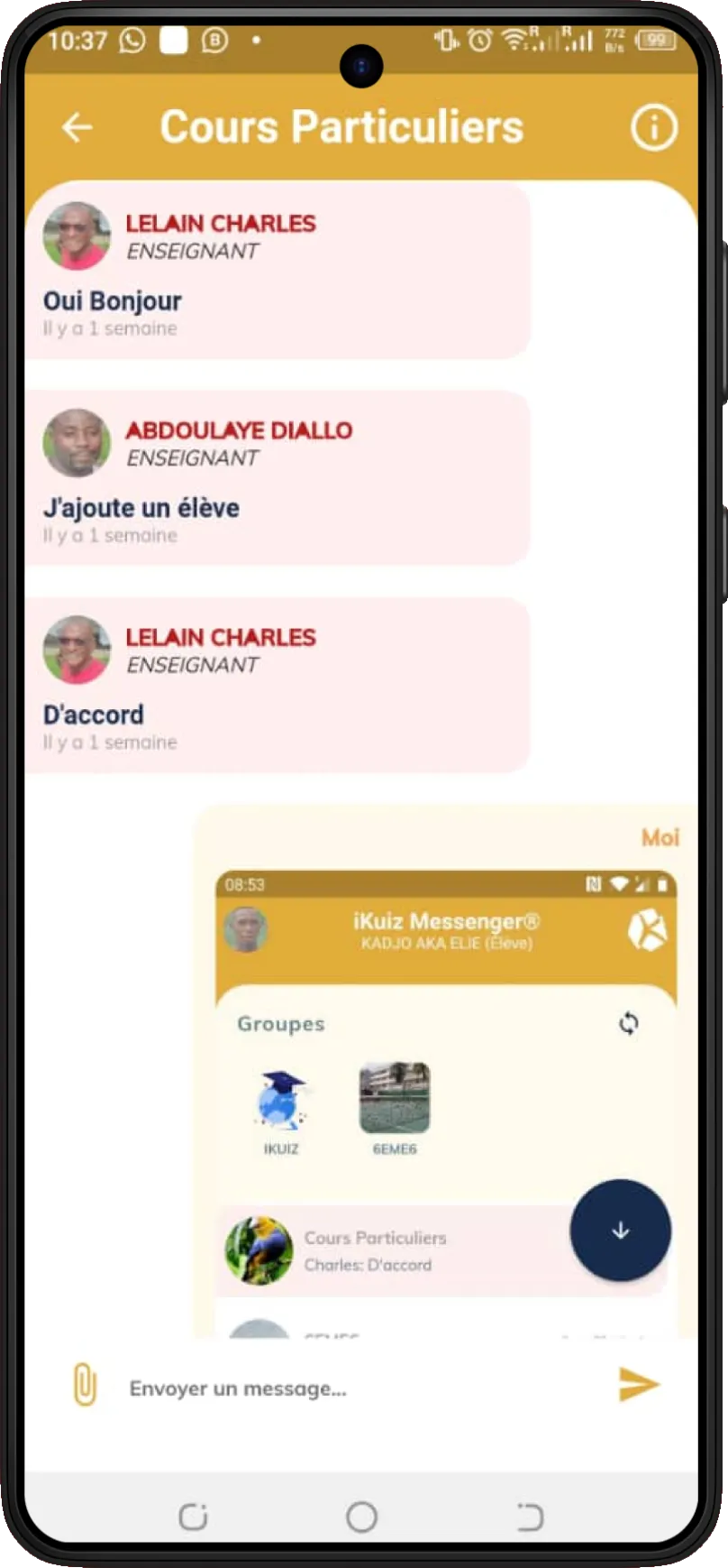 Voir l'image en grand iKuiz Messenger