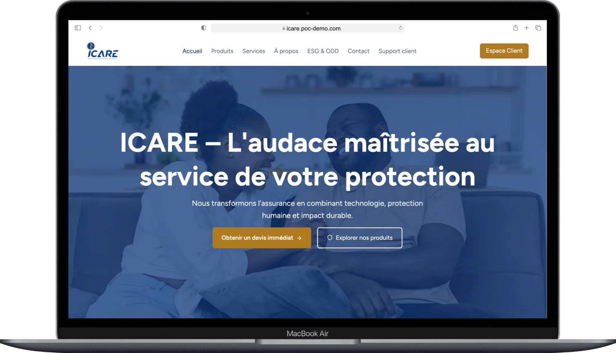 ICARE Insurance - Plateforme d'Assurance 