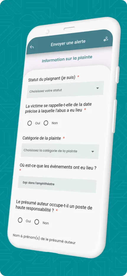 CAEGP Safe Campus — Plateforme de Gestion des Plaintes en Milieu Universitaire